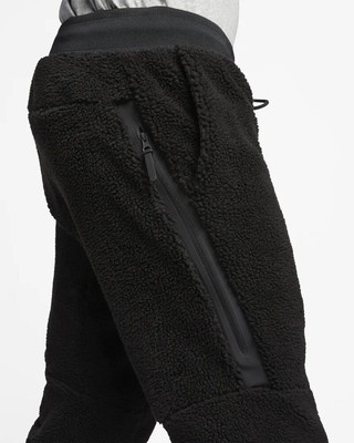 nike sportswear tech fleece icon men's sherpa joggers